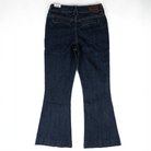 Women's Rock and Roll Denim Dark Wash High Rise Welt Pocket Trouser Jeans BW5HD09092