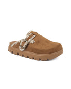 Very G Women's Tan Nevada Slip On Round Toe Shoes