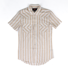 Men's Rock and Roll Short Sleeve Striped Shirt BMN3S08669