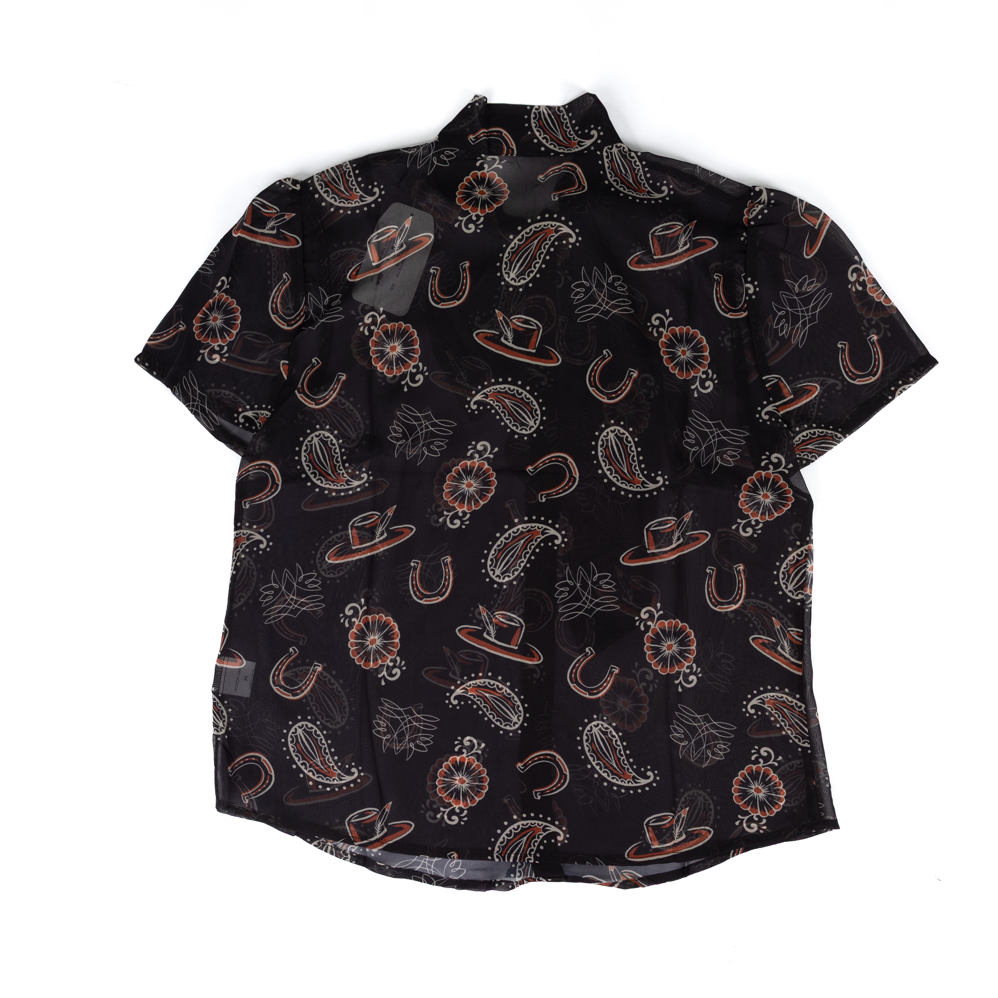 Women's Howdy Hanny Short Sleeve Floral Mesh Top 