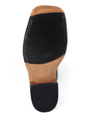 Anderson Bean Men's Black Oiled Shoulder Square Toe Boots - Style 363027