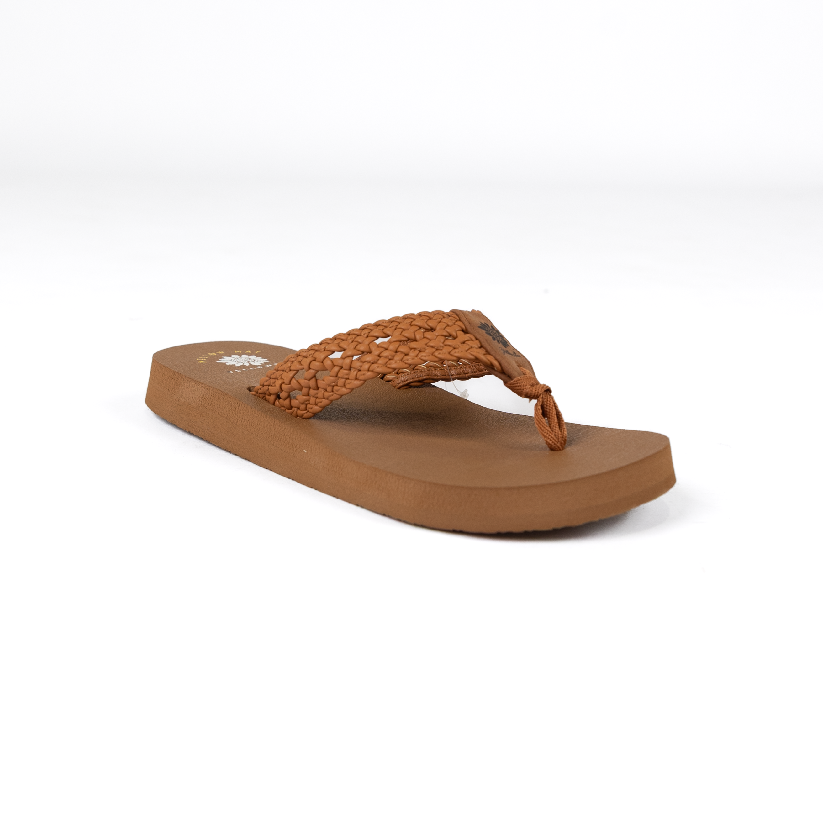 Women's Yellow Box Tan Niles Flip Flops 65873-TAN