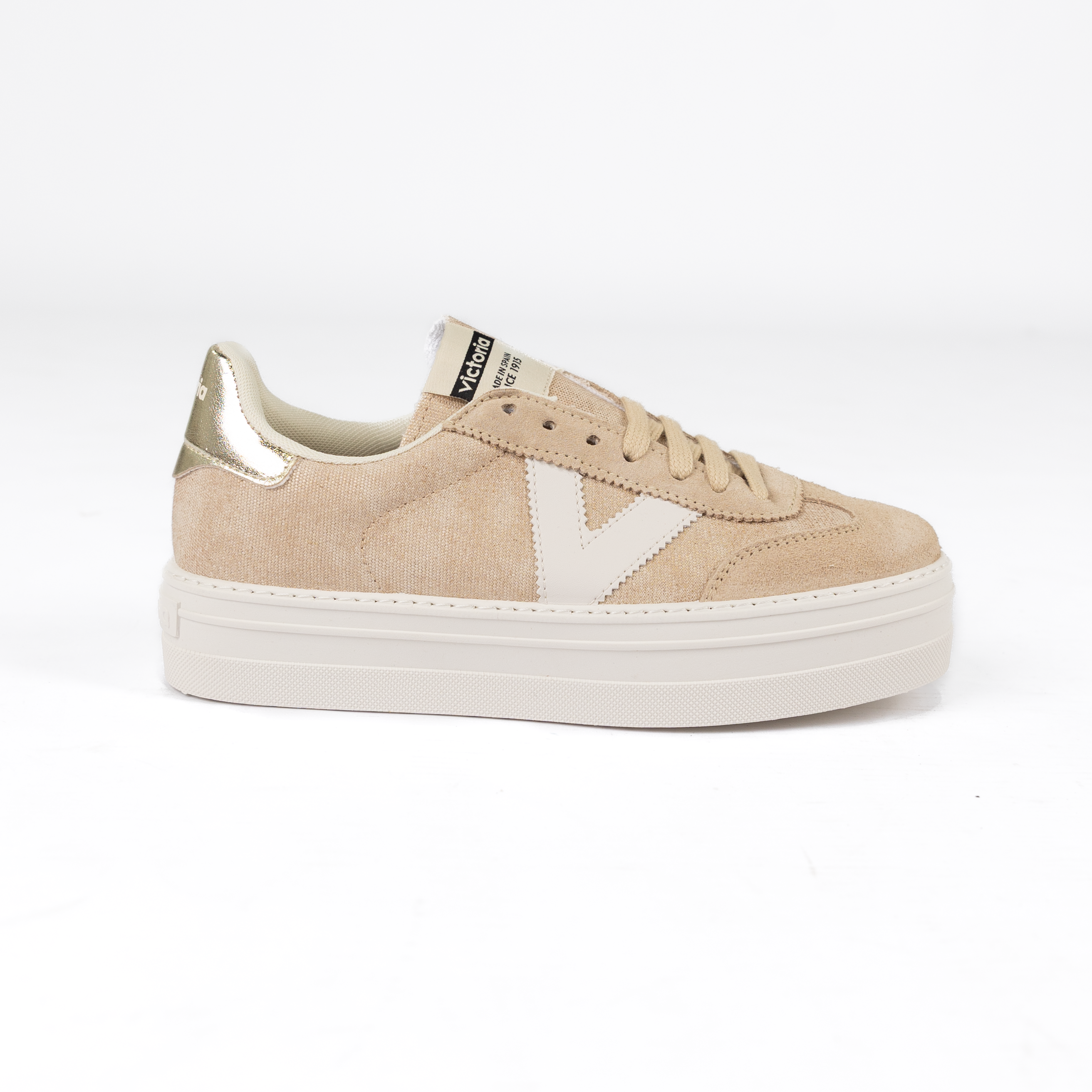 Women's Victoria Tan Plantino Thick Platform Casual Shoes 092181-PLANTINO