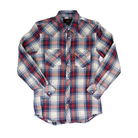 Men's Rock and Roll Plaid Long Sleeve Snap Shirt BMN2S07660