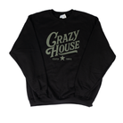 Crazy House Black Long Sleeve Crewneck 