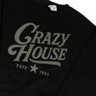 Crazy House Black Long Sleeve Crewneck 