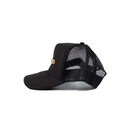 Women's McIntire Saddlery Black Trucker Cap with Gold Metal Bit CAP-68