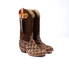 Anderson Bean Matte Brown Big Bass with 13" Chocolate Kudu Tops