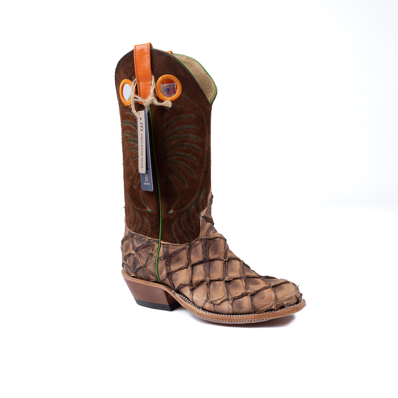 Anderson Bean Matte Brown Big Bass with 13" Chocolate Kudu Tops