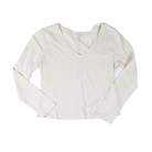 Women's Another Love Clark Oyster Long Sleeve V-neck VCKN1723OYS