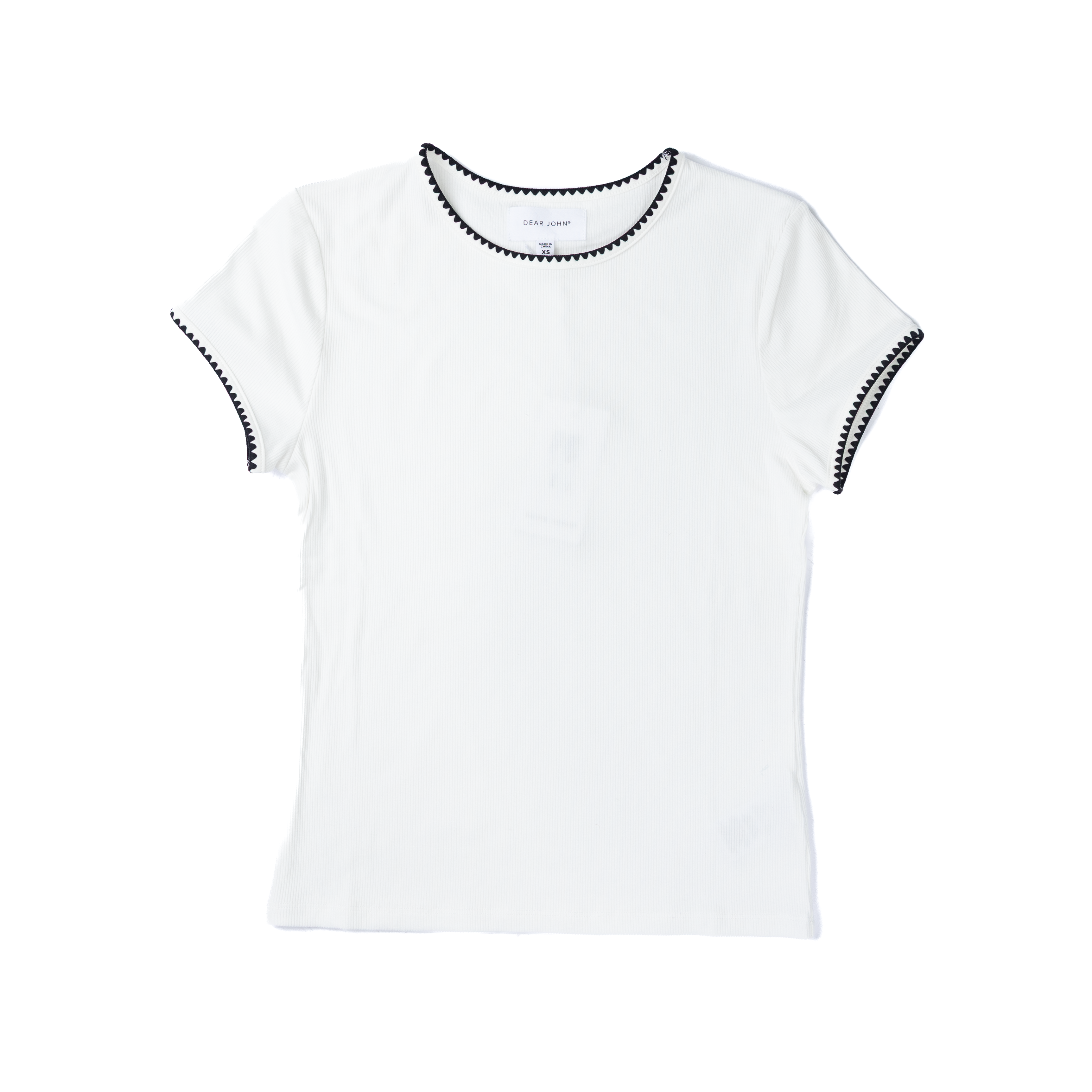 Women's Dear John White Zuma T-shirt DKN2175WHT