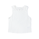 Women's Dear John Jett White Crew Neck Tank Top DKN2195WHT
