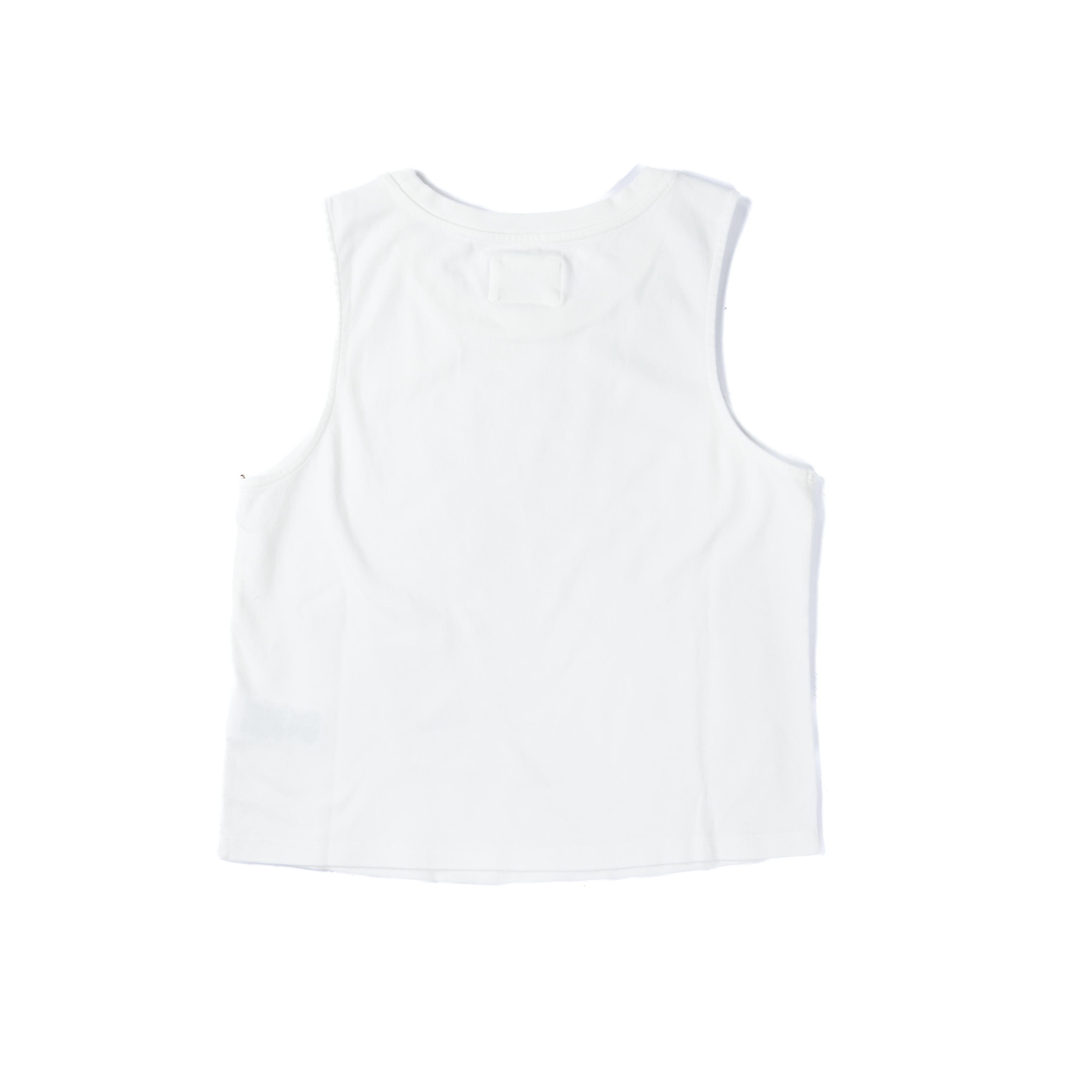 Women's Dear John Jett White Crew Neck Tank Top DKN2195WHT