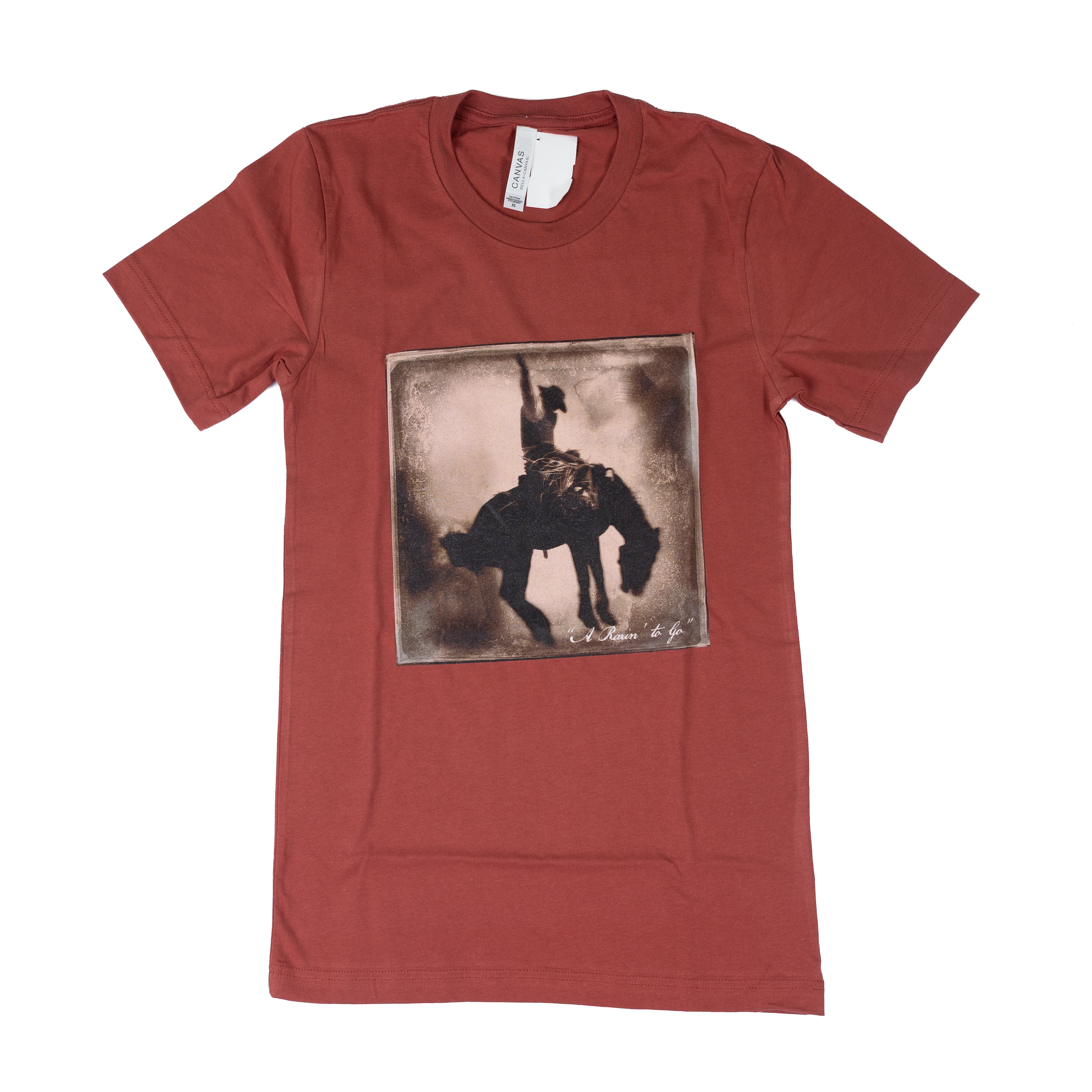 Women's Rust Short Sleeve Raring Bronc T-shirt 