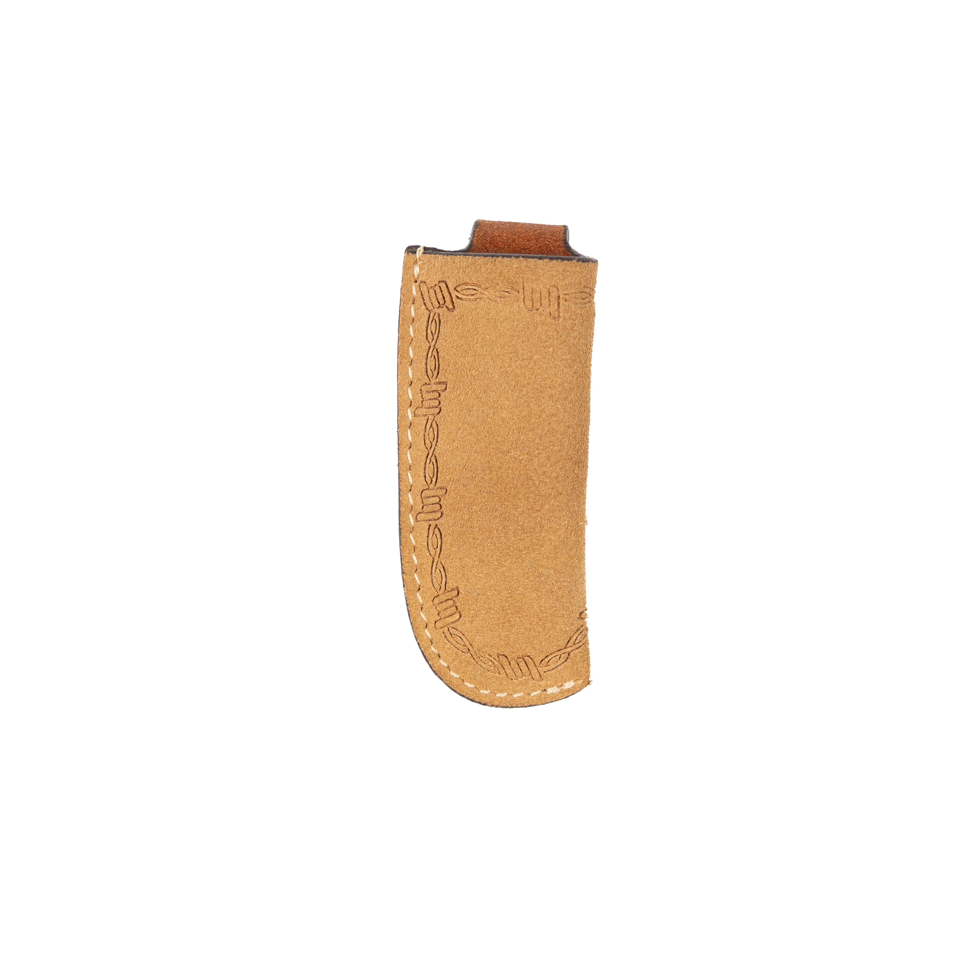 Cowboy Chrome Tan Roughout Knife Sheath K376