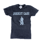 Women's Charcoal Gray Johnny Cash Short Sleeve T-shirt 