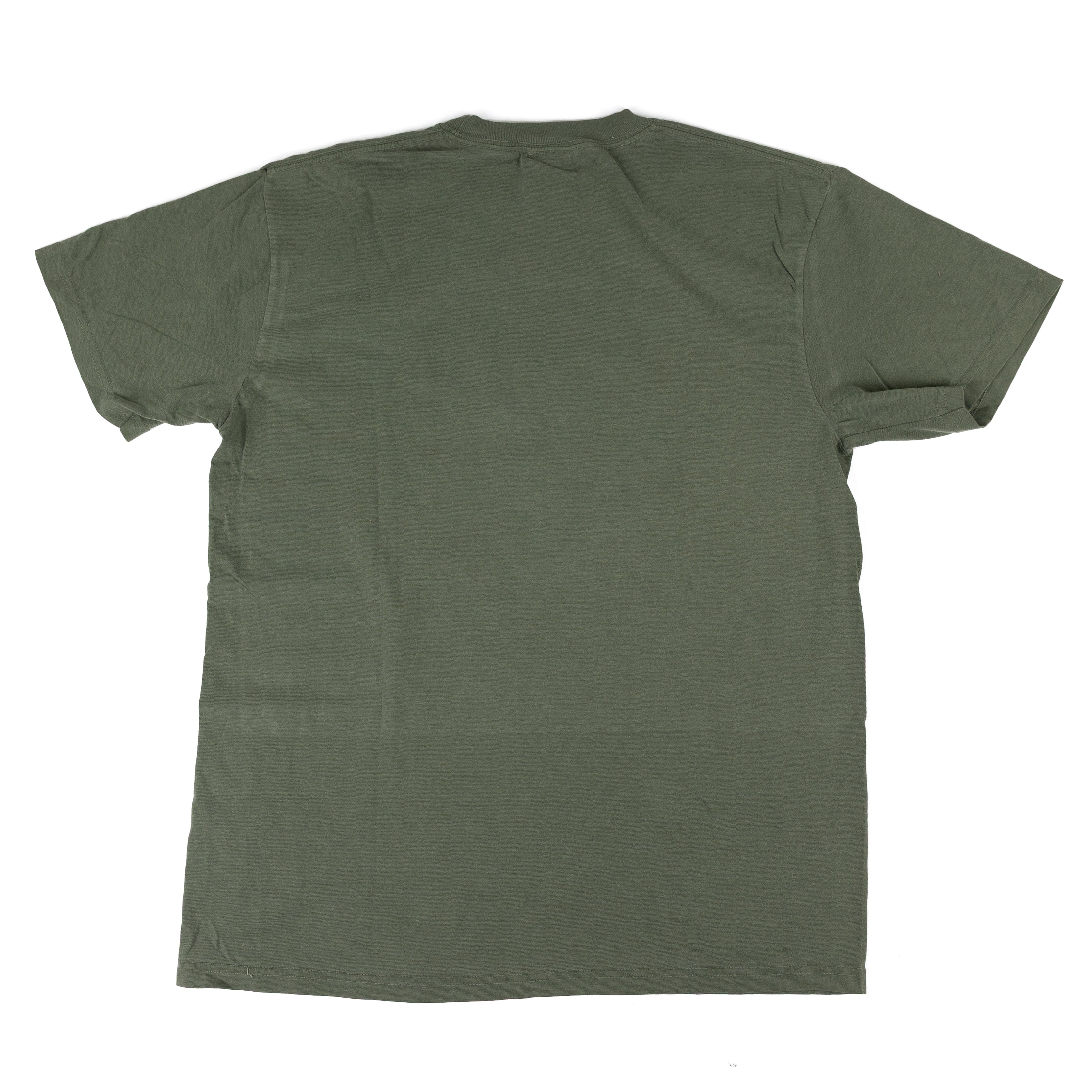 Women's Moss Green Short Sleeve Fall T-shirt