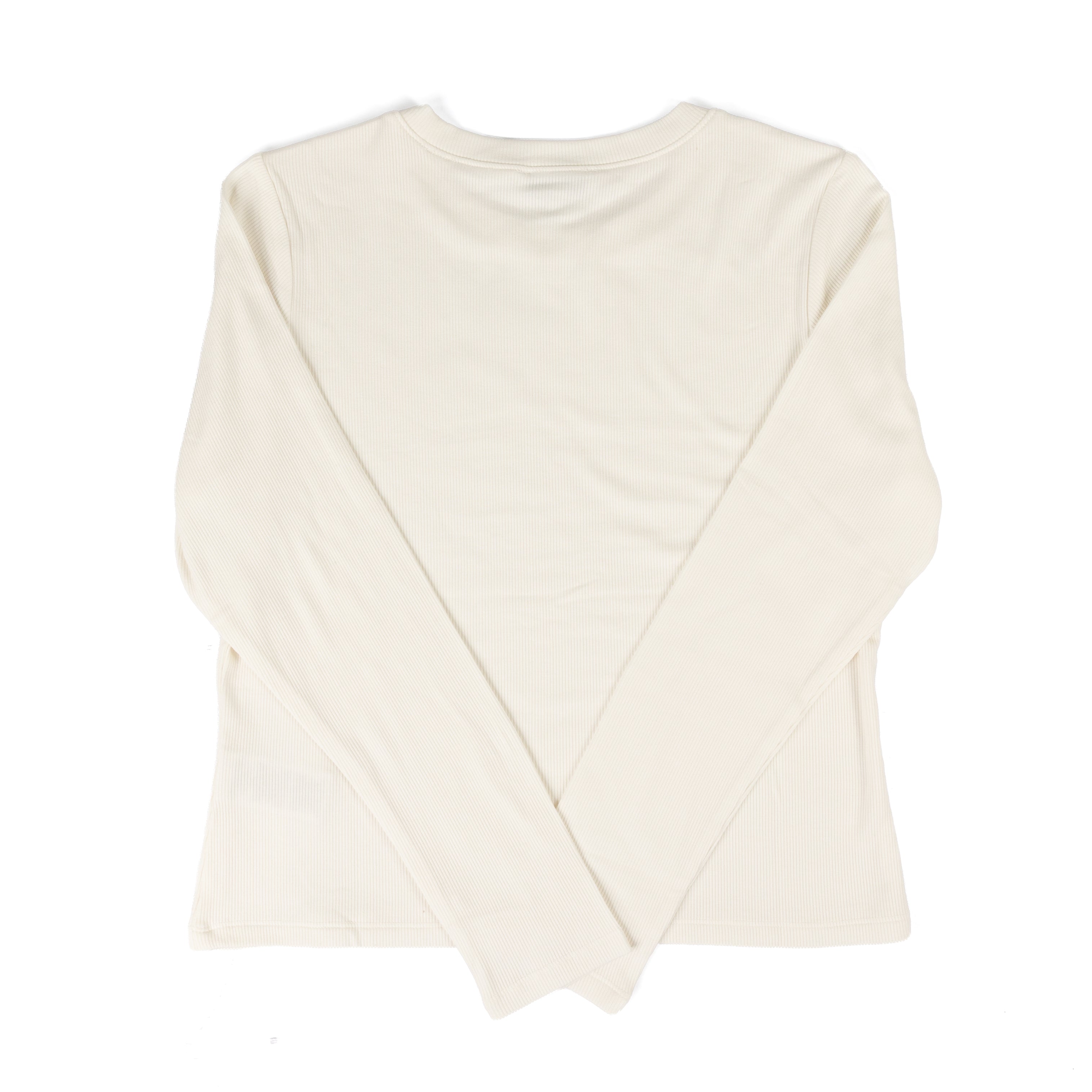 Another Love Vintage Cream Elva Long Sleeve Shirt 
