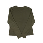 Another Love Women's Forest Green Elva Long Sleeve Shirt 