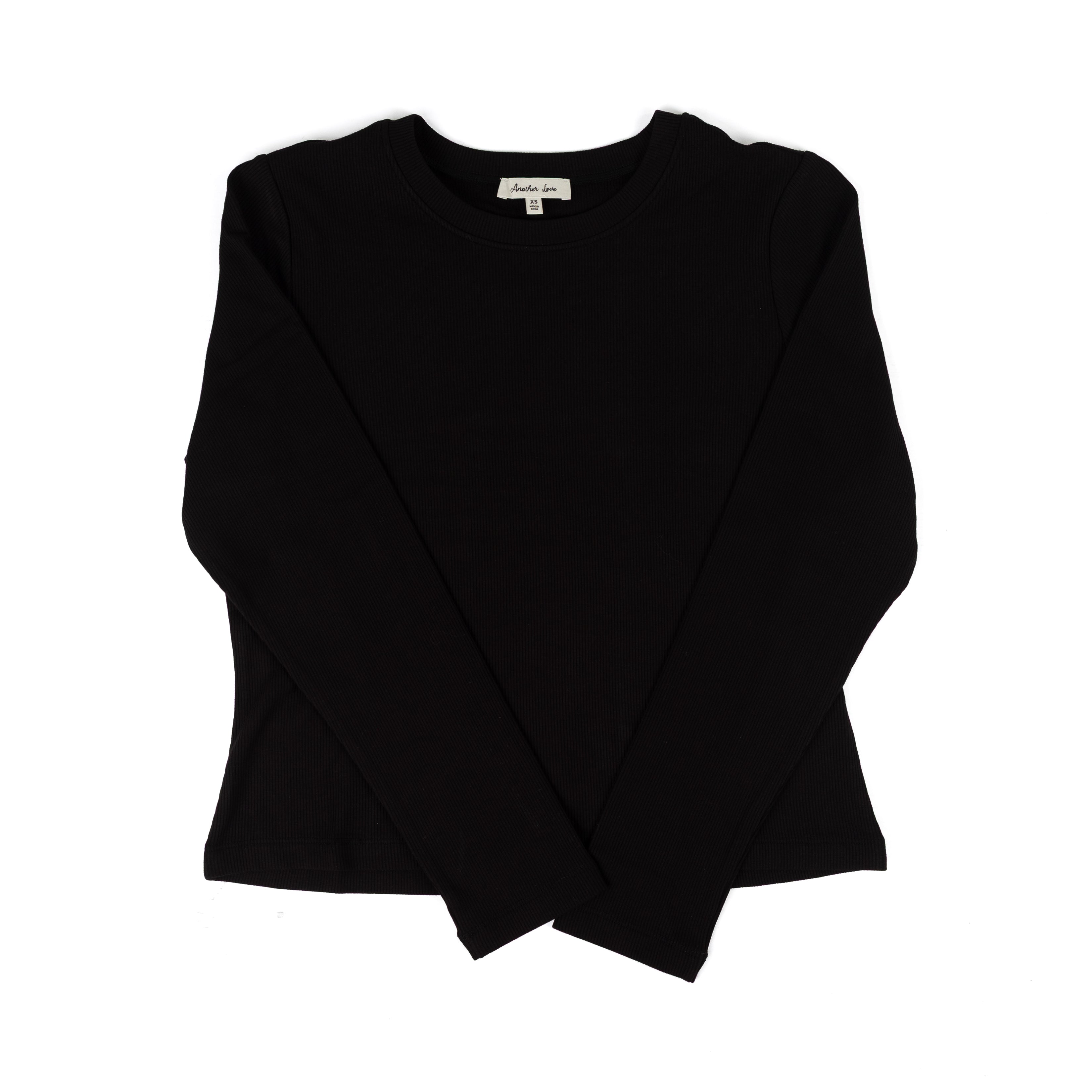 Another Love Women's Black Elva Long Sleeve Shirt 