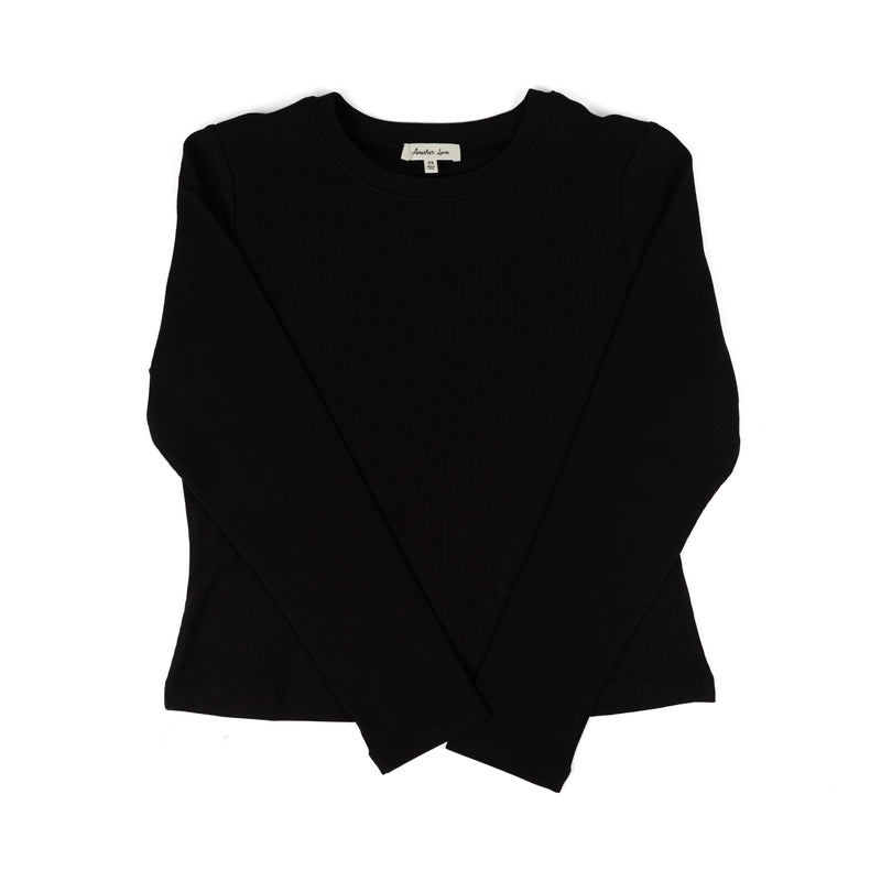 Another Love Women's Black Elva Long Sleeve Shirt 