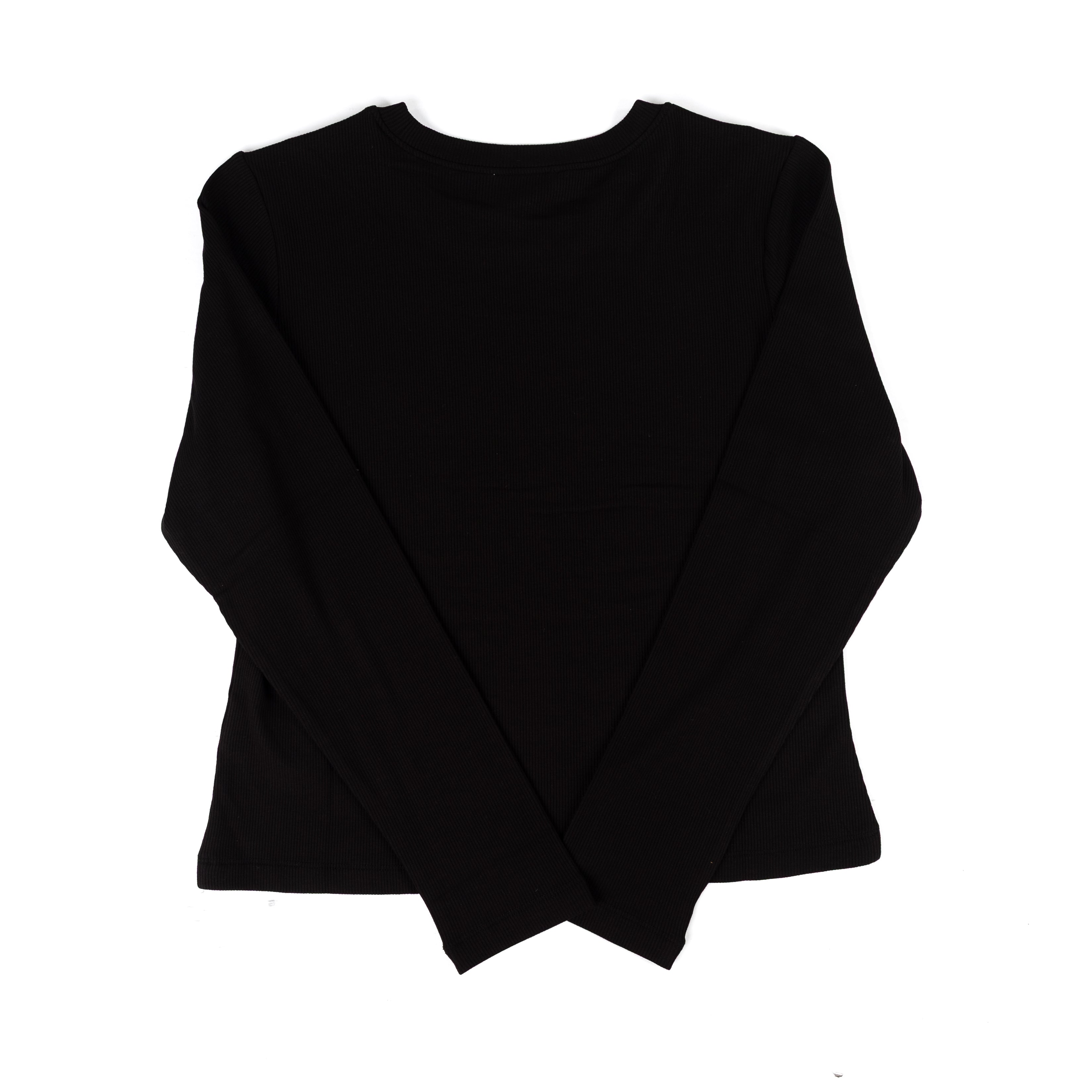 Another Love Women's Black Elva Long Sleeve Shirt 