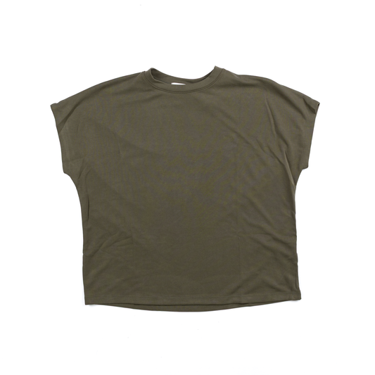 Women's Tres Bien Modal Plain Short Sleeve Top T-41178