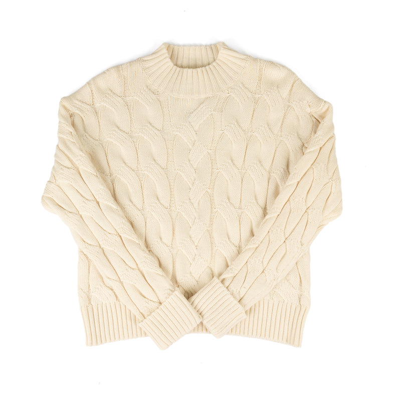 Dear John Women's Cream Yvette Long Sleeve Sweater