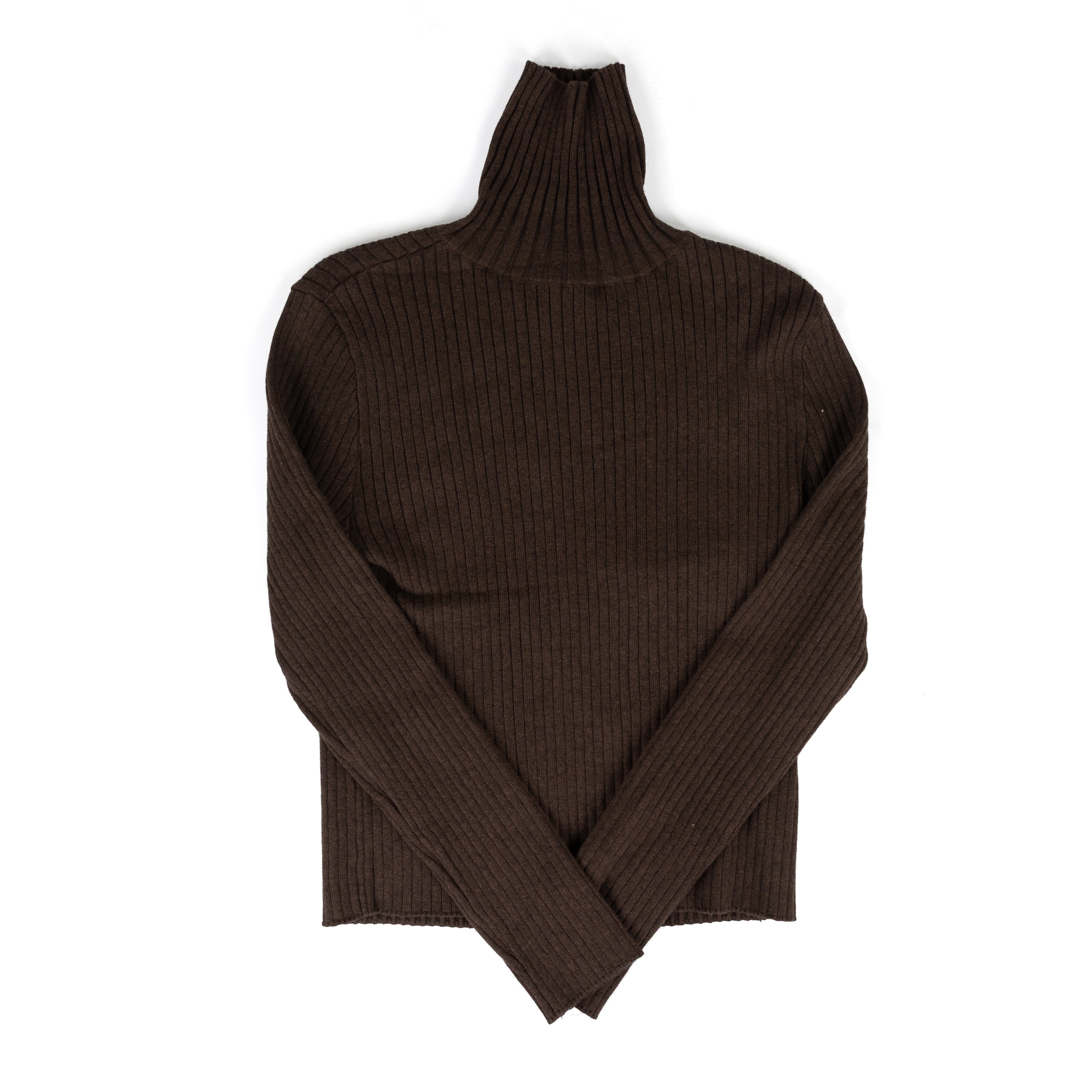 Dear John Dark Chocolate Arlen Long Sleeve High Neck Shirt