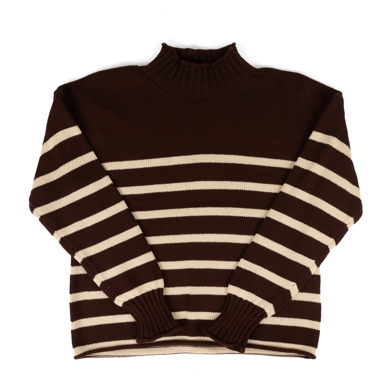 Dear John Women's Chocolate Torte Solana Funnel Neck Sweater
