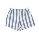 Women's Navy and White Linen Shorts TW1842-B