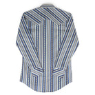 Rock and Roll Denim Long Sleeve Stripe Printed Snap Shirt BMN2S09433