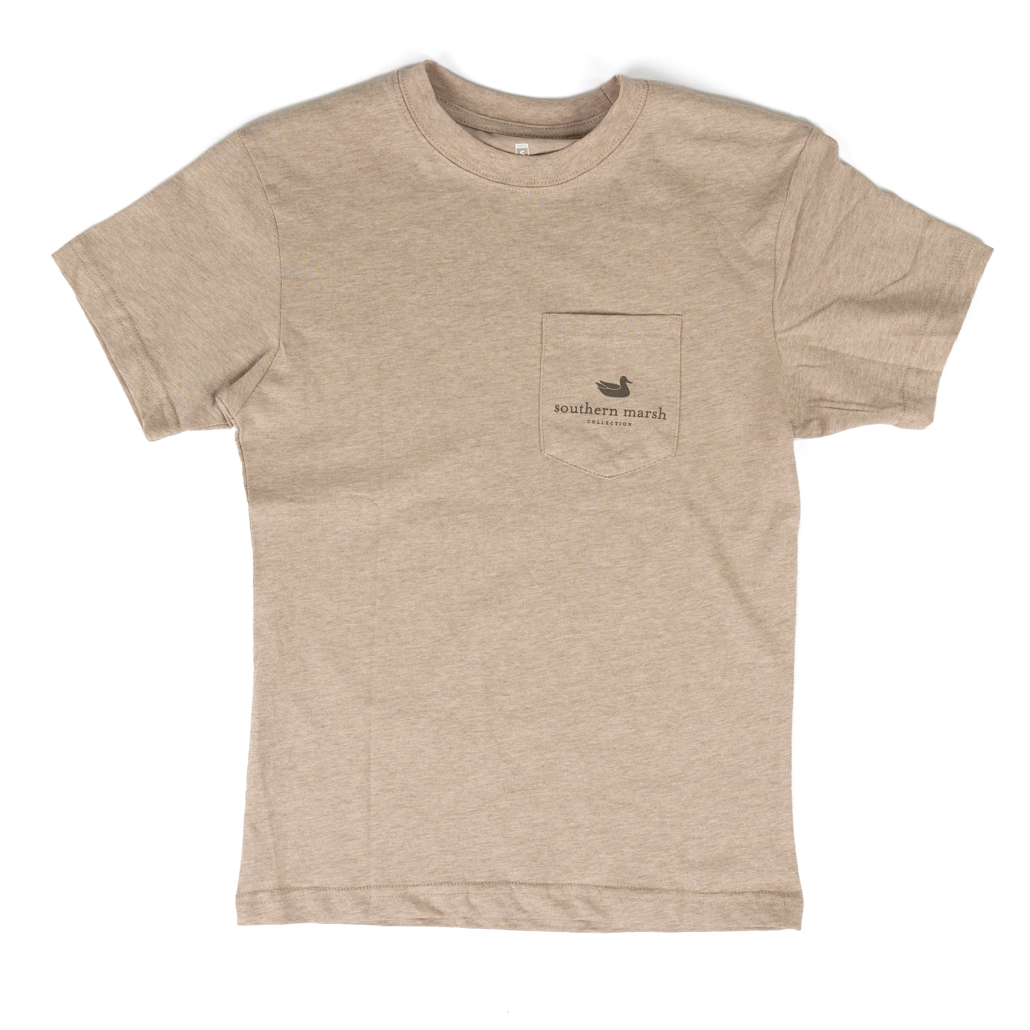 Southern Marsh Boy's Light Brown Inflight Badge T-shirt YABIB WBT