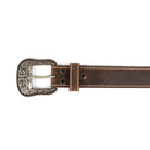 Ariat Women's Brown Leather Belt with Heavy Stitch Edge A1523402
