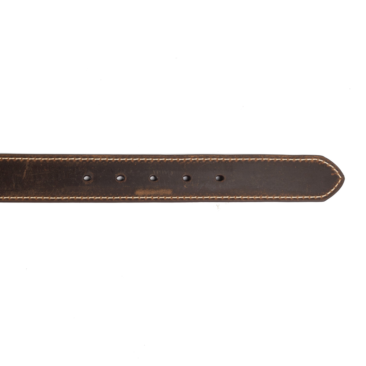 Ariat Women's Brown Leather Belt with Heavy Stitch Edge A1523402