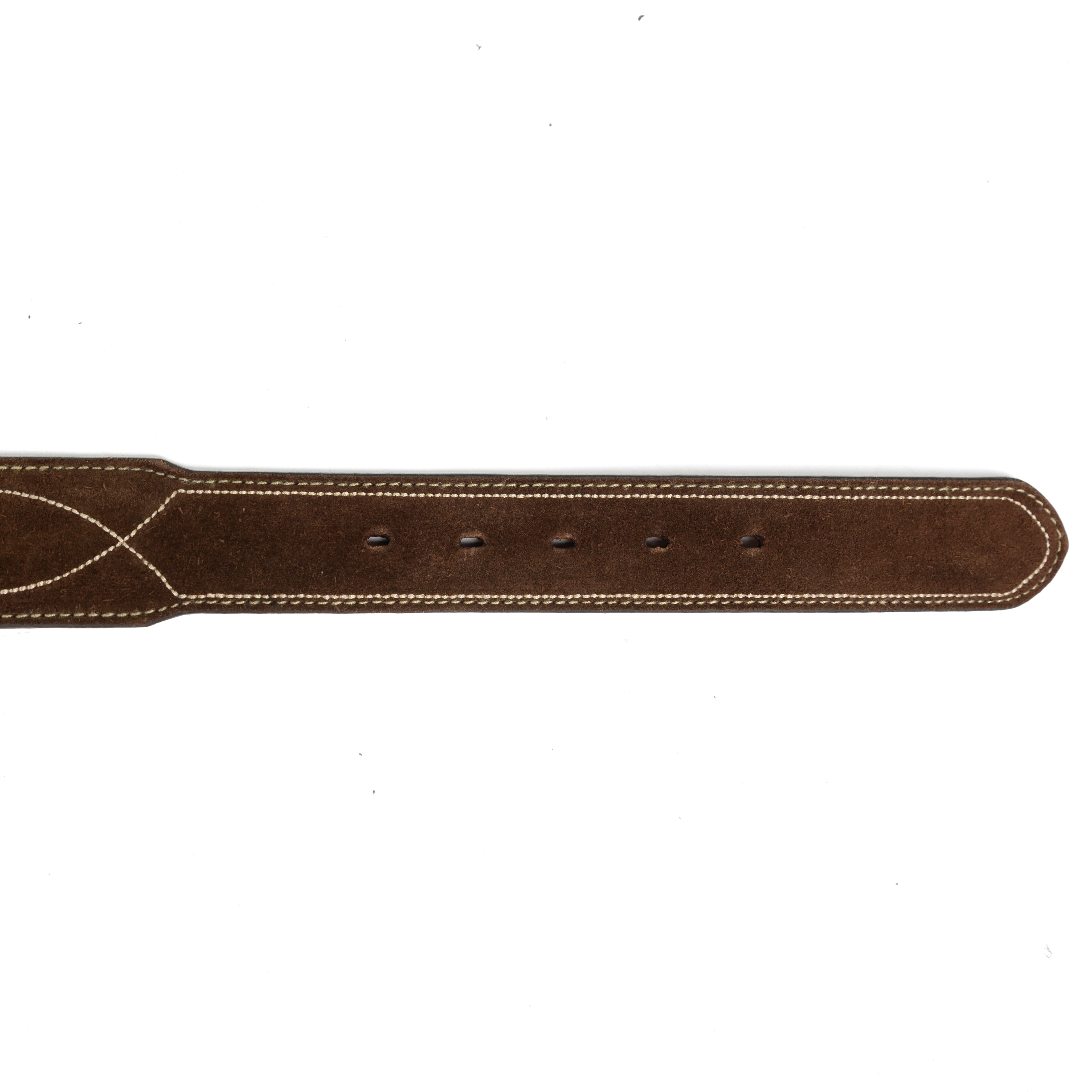 Nocona Men's Brown Roughout Boot Stitched Belt