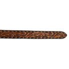 Angel Ranch Women's Scroll Tooled Brown Leather Belt