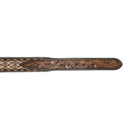 Nocona Men's Diamond Embroidered Brown Leather Belt
