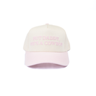 Women's Cream and Light Pink "But Daddy He's A Cowboy" Cap 