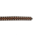 Angel Ranch Women's Floral Tooled Genuine Leather Belt with Buck Stitching