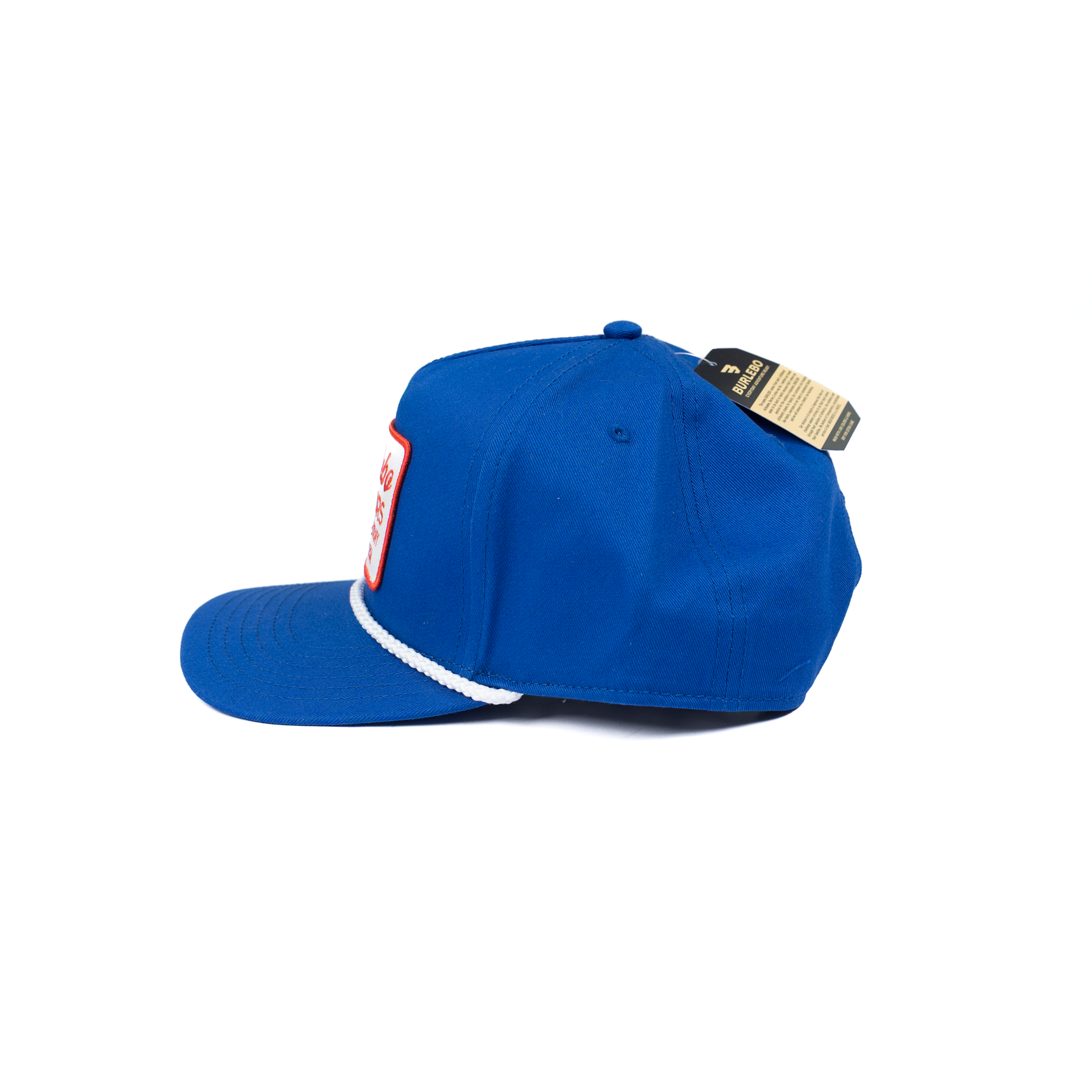 Men's Burlebo Blue Cap with Retro Style Patch C-RETP