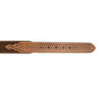 3D Men's Basket Weave and Boot Stitched Belt