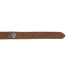 Angel Ranch Women's Brown Engraved Leather Belt