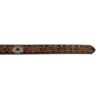 Ariat Women's Floral Embossed Concho Black Western Belt