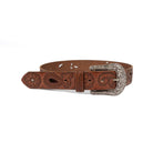 Angel Ranch Women's Light Brown Tooled Belt