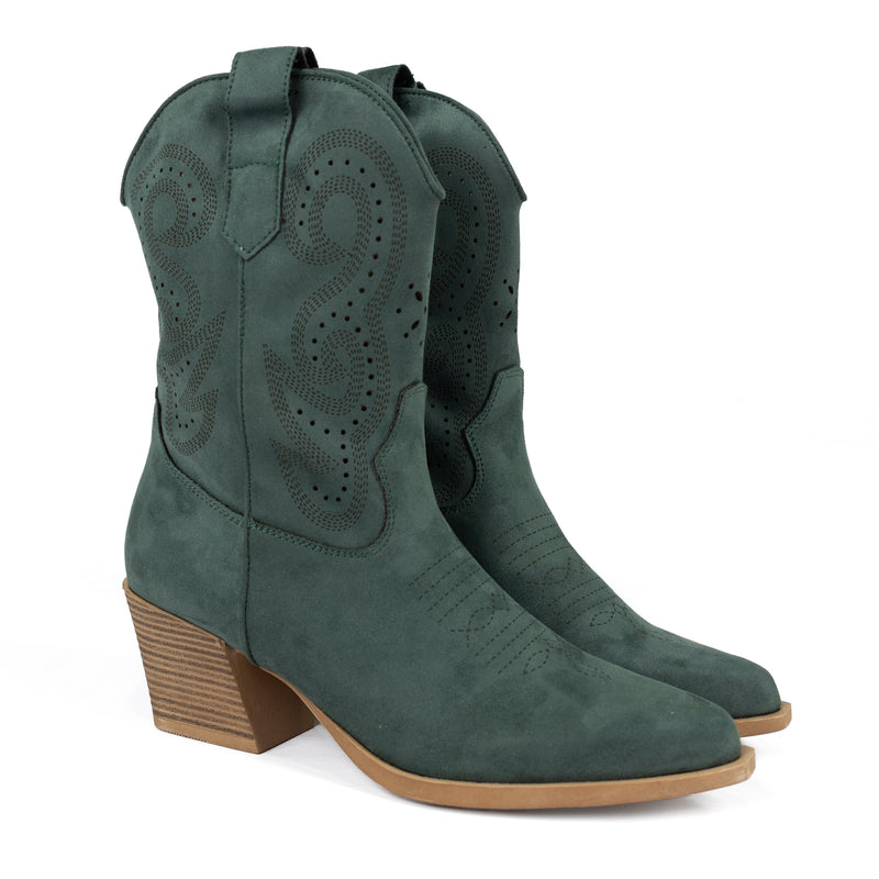 Roper Women's Green Fashion Shorty Boot 09-021-1557-3843