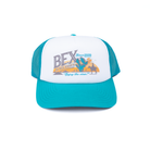 Women's Bex Vista Teal and White Mesh Cap H0314T