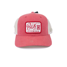 Women's Bex Red and Tan Mesh Snapback with Patch H0251CB