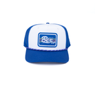 Men's Bex White and Blue Mesh Zuma Snapback with Patch H0275WB