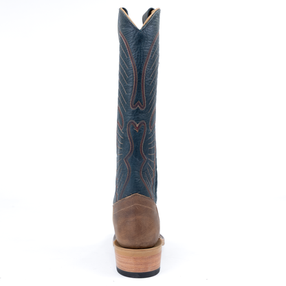 Olathe Sand Angry Elk with 16" Indigo Navajo Bison Tops TT16